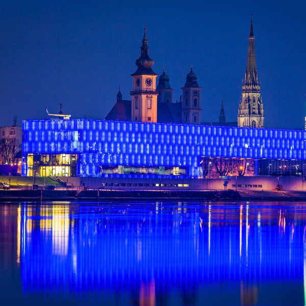 blue light building
