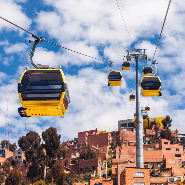 yelow cable car