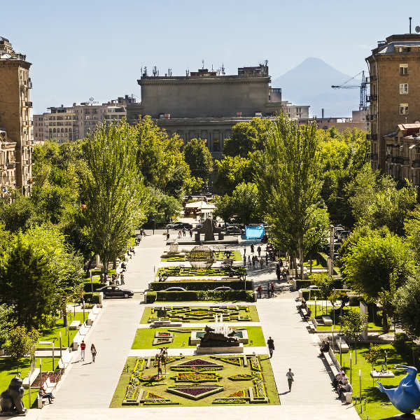 Beautiful Park in Yerevan
