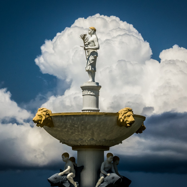 white statue