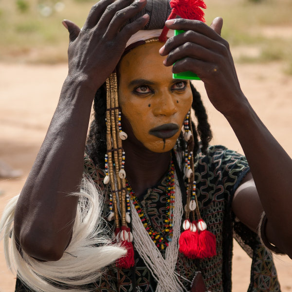 ndjamena local man gerewol festival