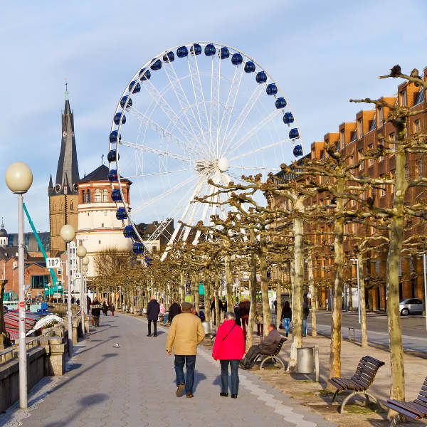 dusseldorf old town and landmarks
