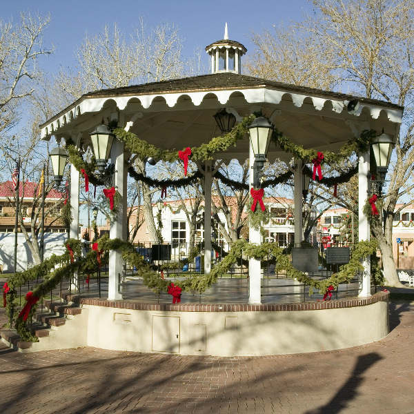 albuquerque old town gazebo