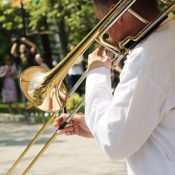 trumpet player