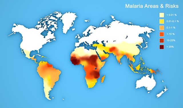 Malaria Area Map 